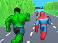 ซูเปอร์ฮีโร่แปลงร่าง - เปลี่ยนการแข่งขัน  เกมออนไลน์