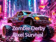 การอยู่รอดของ Zombie Derby Pixel เกมออนไลน์