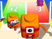 ผสาน Number Cube: เกมวิ่ง 3 มิติ  เกมออนไลน์