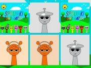 การแข่งขันการ์ด Sprunki  เกมออนไลน์
