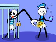 ปริศนาจอมโจร Stickman Troll  เกมออนไลน์