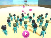 การแข่งขันเกมปลาหมึก 3d  เกมออนไลน์