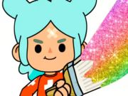 สมุดระบายสี: Toca Boca Rita  เกมออนไลน์