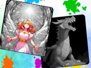 สีพิกเซลสีตามตัวเลข  เกมออนไลน์