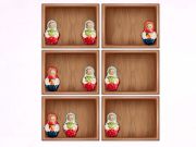 เรียงลำดับโดยชั้นวาง Matryoshka!  เกมออนไลน์