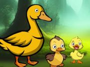 Duck Family Reach Pond เกมออนไลน์
