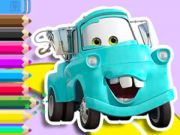 สมุดระบายสี: Mater Cars  เกมออนไลน์