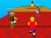 Obby บนจักรยาน  เกมออนไลน์