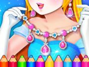 สมุดระบายสี: การออกแบบเครื่องประดับ  เกมออนไลน์