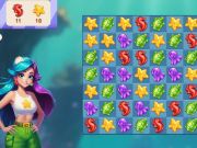 การผจญภัยใต้น้ำ: จับคู่ 3  เกมออนไลน์