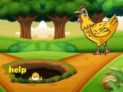สถานการณ์อันตราย Chick Escape  เกมออนไลน์