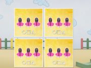 การจับคู่การ์ดหน่วยความจำเกม Squid Game  เกมออนไลน์