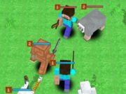 Minecraft: สร้างสัตว์ประหลาดและต่อสู้!  เกมออนไลน์