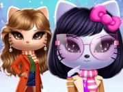 ชุดฤดูหนาวคิตตี้  เกมออนไลน์