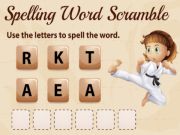 การสะกดคำ Scramble  เกมออนไลน์