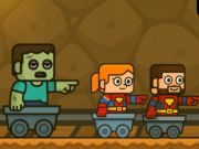 ผู้เล่น 2 คน BlockMiner Escape  เกมออนไลน์