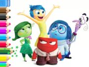 สมุดระบายสี: Inside Out Out  เกมออนไลน์