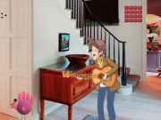 เด็กชายเข้าร่วมเทศกาลดนตรี  เกมออนไลน์