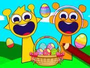 สมุดระบายสี: Sprunki Incredibox Easter  เกมออนไลน์