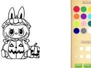เกม Halloween Labubu Coloring & Drawing เกมออนไลน์