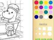 สมุดระบายสีเพื่อนที่สะดวกสบายสำหรับเด็ก เกมออนไลน์