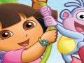 Puzzle Fun Dora กับรองเท้าบูท  เกมออนไลน์