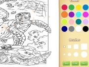 สมุดระบายสีสัตว์ทะเล เกมออนไลน์