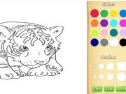 สมุดระบายสีเสือ เกมออนไลน์