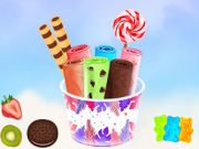 กรวยม้วนไอศครีม DIY เกมออนไลน์