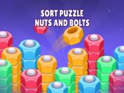 จัดเรียงน็อตปริศนาและสลักเกลียว เกมออนไลน์