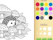 สมุดระบายสีสัตว์การ์ตูนสำหรับเด็ก เกมออนไลน์