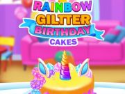 เค้กวันเกิด Rainbow Glitter เกมออนไลน์