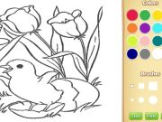 สมุดระบายสีดอกไม้สำหรับเด็ก เกมออนไลน์