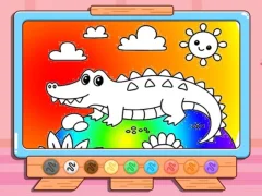 Coloring Book: Crocodile เกมออนไลน์