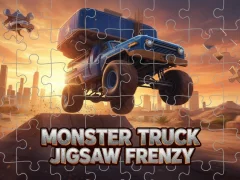 Monster Truck Jigsaw Frenzy เกมออนไลน์