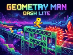 Geometry Man Dash Lite เกมออนไลน์