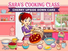 Sara’s Cooking Class: Cherry Upside Down Cake เกมออนไลน์