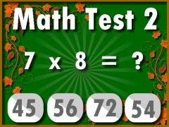 Math Test 2 เกมออนไลน์