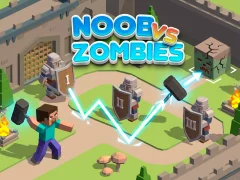 Noob vs Zombies เกมออนไลน์