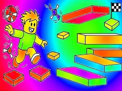 Coloring Book: Roblox Obby Runner เกมออนไลน์