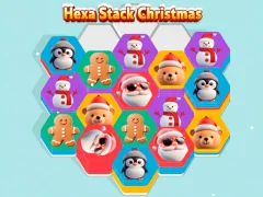 Hexa Stack Christmas เกมออนไลน์