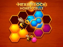 Hexa Block: Honey Cells เกมออนไลน์