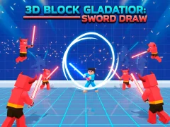 3D Block Gladiator: Sword Draw เกมออนไลน์