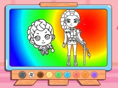 Coloring Book: Kpop Rumi เกมออนไลน์