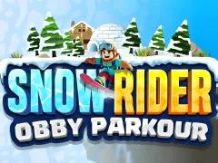 Snow Rider Obby Parkour เกมออนไลน์