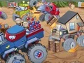 Nickelodeon destruction truck derby เกมออนไลน์