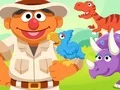 123 Sesame Street: Ernie's Dinosaur Day Care เกมออนไลน์