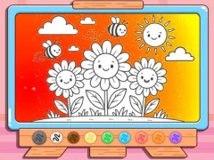 Coloring Book: Happy Flower เกมออนไลน์
