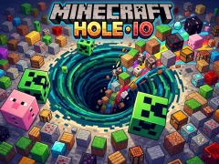 Minecraft Hole IO เกมออนไลน์