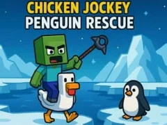 Chicken Jockey: Penguin Rescue เกมออนไลน์